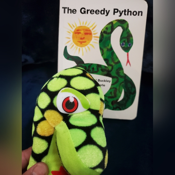 The Greedy Python by Eric Carle Bundle Plush Snake & Book Set - Picture 2 of 6